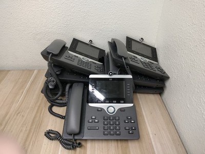 LOT OF 7 - Cisco 8845 IP Phone CP-8845 CP-8845-K9 Speakerphone 720p Video Camera