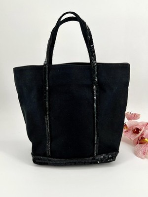 Vanessa Bruno Canvas Shopper schwarz Gr. XS