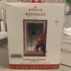 2016 Hallmark Slinging and Swinging Ornament - Marvel Spider-Man & Green Goblin