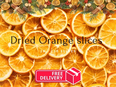Premium getrocknete Orangenscheiben 10-200 Stück für Weihnachtskranz basteln & dekorieren - Bild 1 von 3