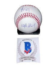 Shinnosuke Ogasawara Signed Baseball Washington Nationals Autographed Auto Kanji