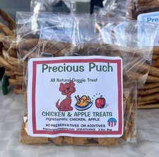 Handmade Chicken and Apple dog treats made in USA all natural