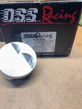 331 Ford Twisted Wedge Forged-3cc Flat Top DSS Racing GSX pistons. 4.040 Bore