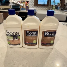 3 Bona Hardwood Floor Polish Quick & Easy Polishing HIGH GLOSS 24 fl oz bottle
