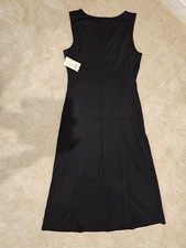 A New Day Women s Black Knit Sleeveless Midi A-Line Dress Size M Regular