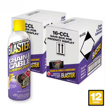 B'laster Chain and Cable Lubricant, 11 oz Case of 12