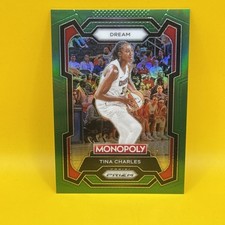 2024 Panini Prizm Monopoly WNBA - Tina Charles #71 Green Prizm 17/24 🔥🔥🔥