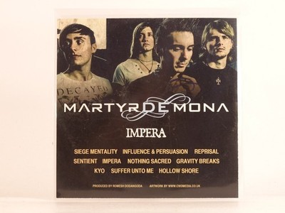 MARTYR DE MONA IMPERA (585) 10 Track Promo CD Album including Picture Sleeve 