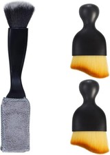 3 PCS Car Interior Detail Dust Brush Soft Car Interior Detailing Kit Tools Dash