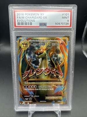 2016 Pokemon Xy Evolutions #101/108 Fa/M Charizard Ex Evolutions PSA 9
