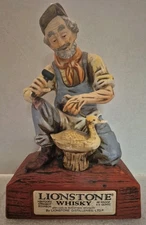 Vintage Lionstone Whisky Decanter "The Woodworker"  1974 RARE Lmtd Ed - Exc Cond