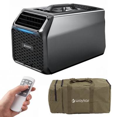 6,000 BTU Portable Tent Air Conditioner 180 Sq.Ft. Dual-Hose RV Off-Grid Camping