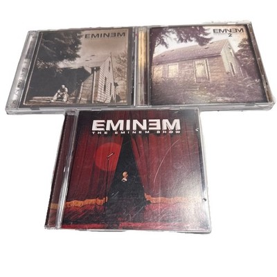 Lot of 3 Eminem CDs The Marshall Mathers 1 & 2, The Eminem Show