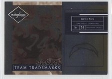 2007 Leaf Limited Team Trademarks 52/100 Ron Mix #TT-19 HOF 0j0