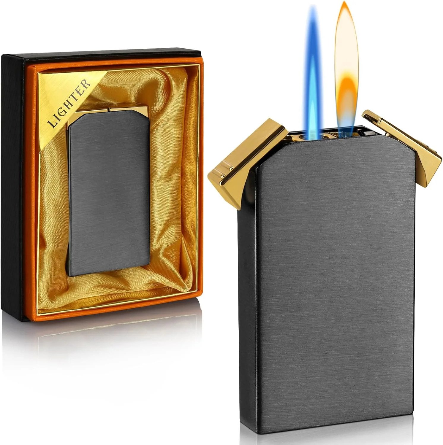 - Switchable Torch & Soft Flame, Refillable Butane, Cool Pip