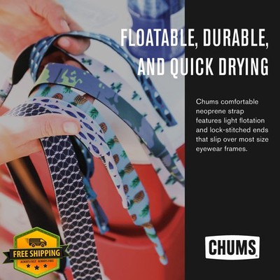 Chums Neoprene Large Glasses Strap Floating Sport Sunglasses Strap