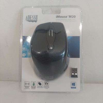 New Optical Wireless Mouse MUSW-6B-02 1600 dpi with 2 Batteries