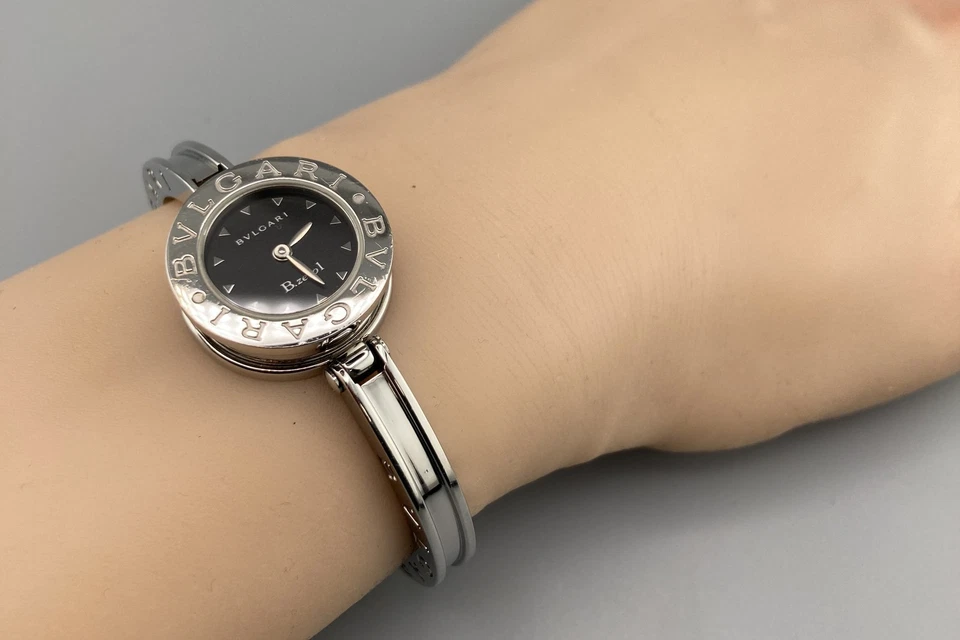 [Near MINT] BVLGARI B.zero1 BZ22S SS Band Women's Quartz Watch 150mm From JAPAN - Image 2 of 4