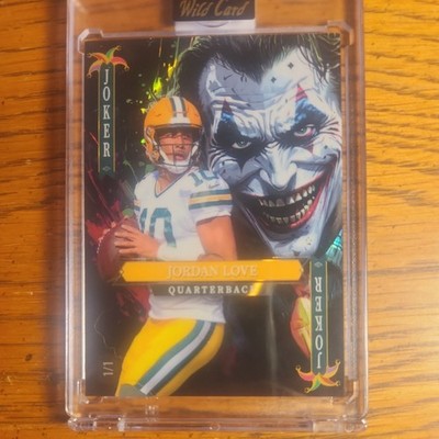 Jordan Love 1/1 Joker From Holiday Joker Pack Multi-Sport 2025 Wild Card