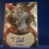 Panini 2023 Select Draft Picks Tank Dell Rookie Auto #RS-NDE Houston Football