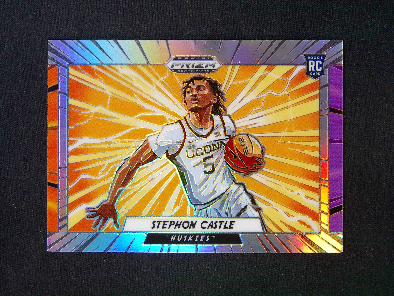 2024 Panini Prizm Draft Picks Stephon Castle #6 RC Rookie Manga Case Hit SSP