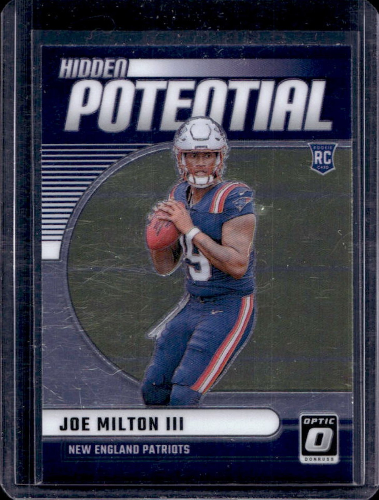2024 Donruss Optic Joe Milton III Hidden Potential RC #1 Patriots
