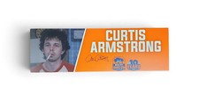 Curtis Armstrong - Autographed Nickel City Comicon event used nameplate