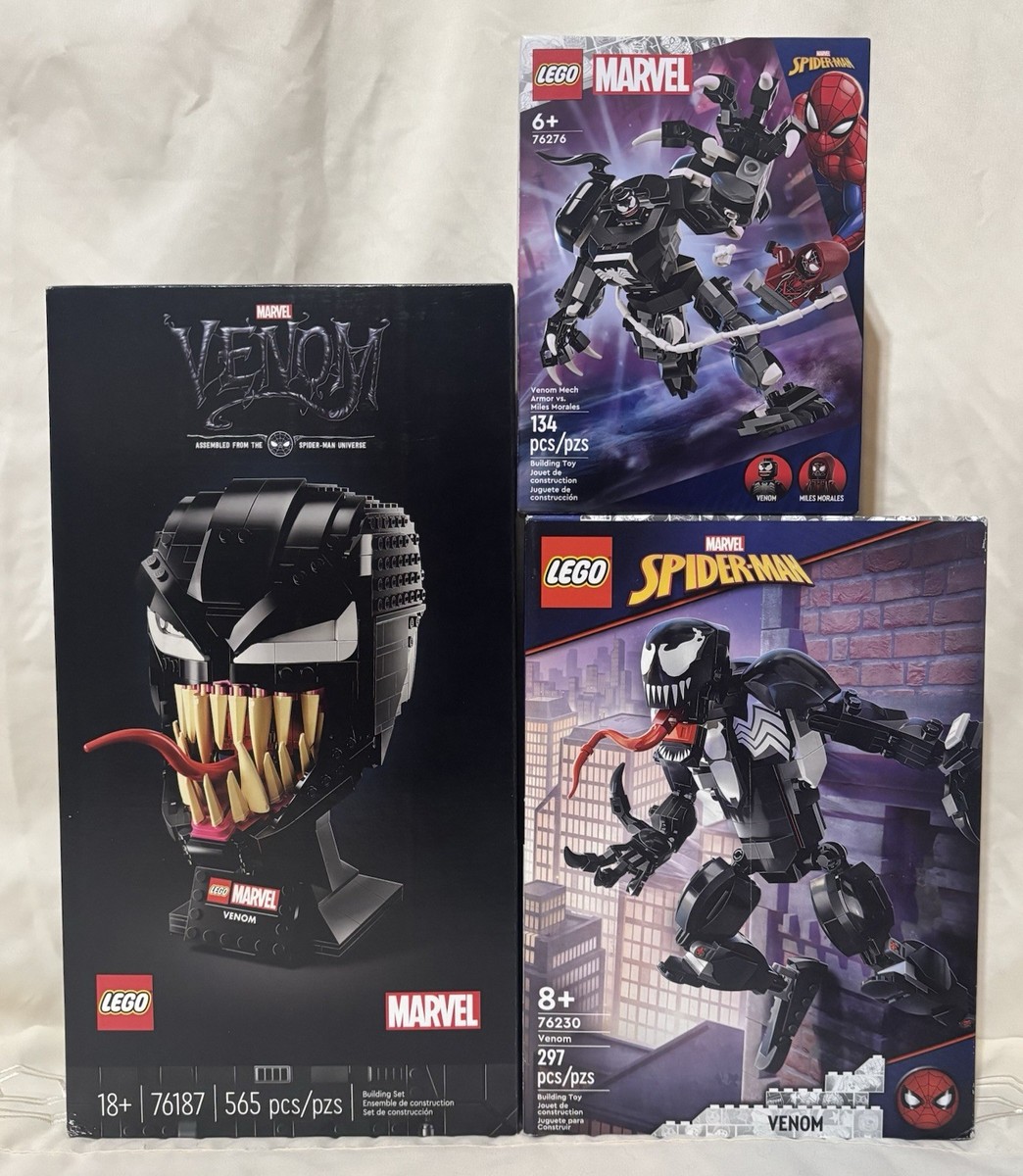 LEGO Venom Lot | Venom 76187 | Venom Figure 76230 | Venom Mech