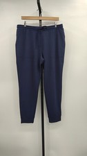 Quince Women Supersoft Fleece Joggers Navy Pants L