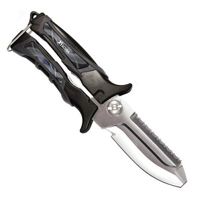 SF-1: XS Scuba Mini FogCutter Edelstahl Tauchermesser & Schere Tauchmesser