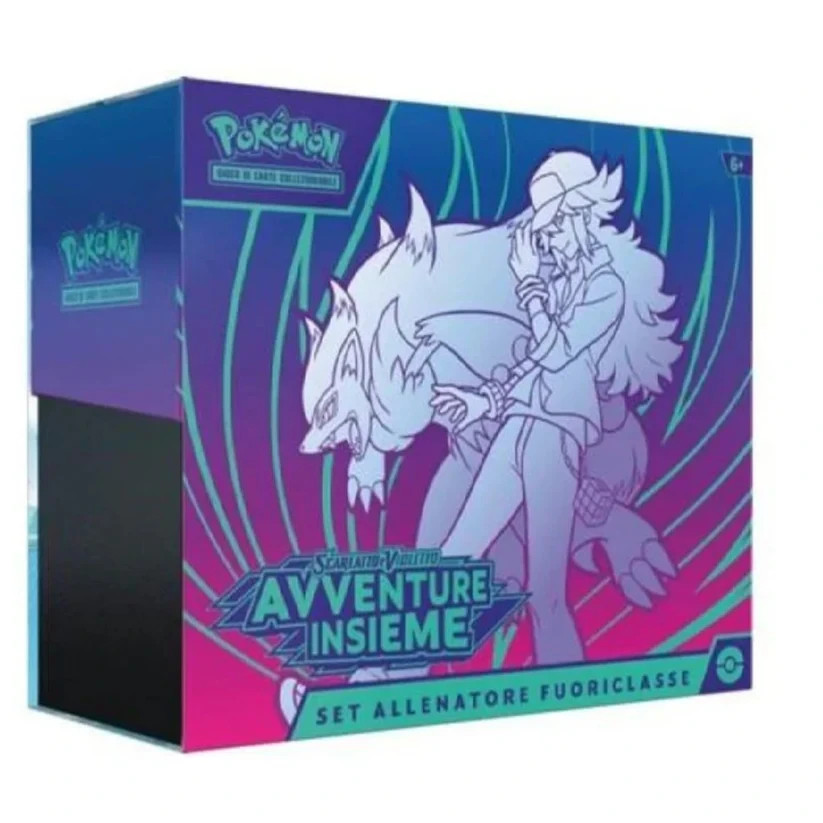 Pokemon Scarlatto e Violetto Avventure Insieme Set Allenatore Fuoriclasse ETB
