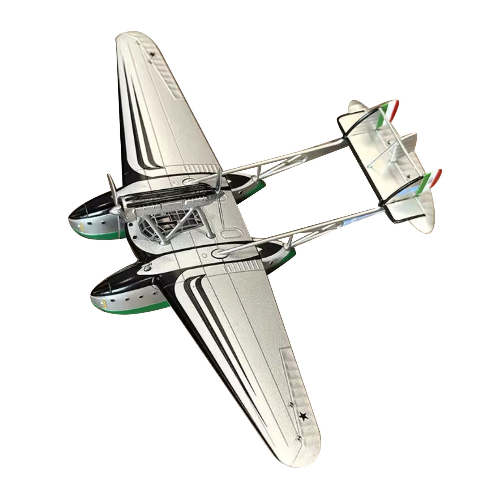 Diecast Alloy 1/144 Scale WWII SIAI-Marchetti S.55X FlyingBo