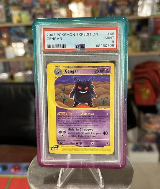2002 POKEMON EXPEDITION #48 GENGAR psa 9 vintage Grail Low Pop 😈💎
