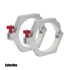 Pair of S8233 114mm Astronomical Telescope Tube Ring Hoop CNC Processing