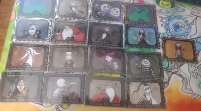 2024 Cybercel Nightmare Before Christmas Lot Of 17 - Common, Rare 3D Art Cel