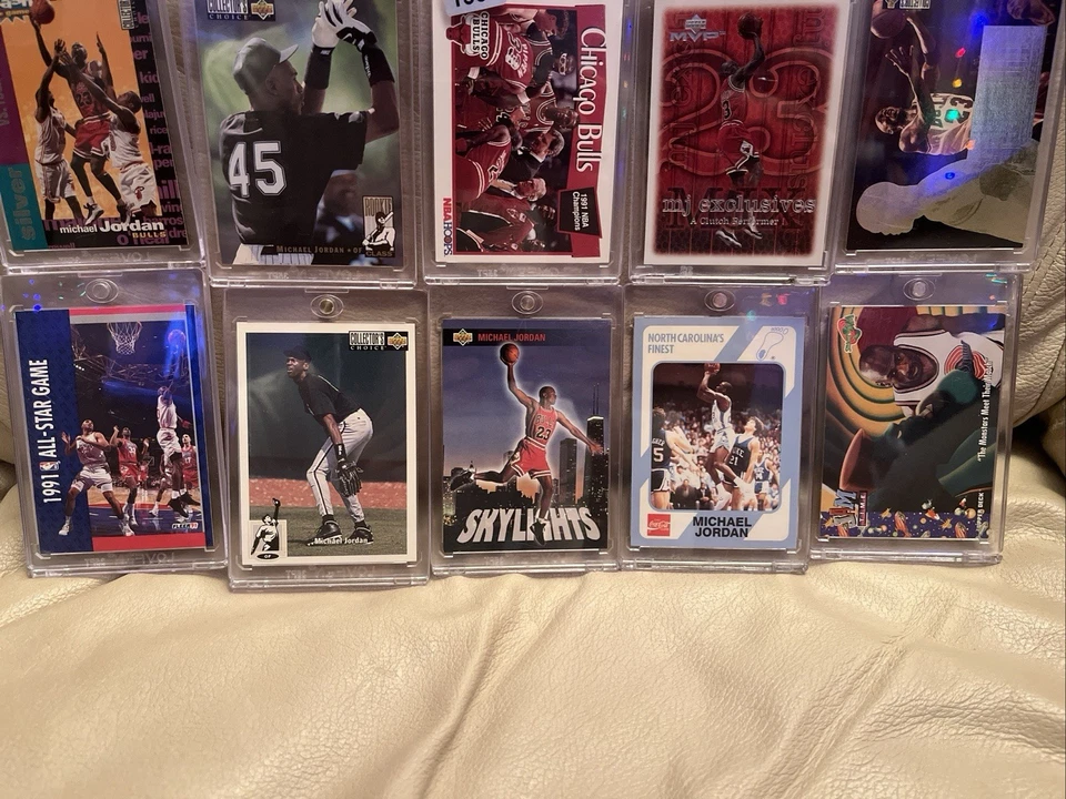 Michael Jordan 14 Card Lot | AW1,UNC Finest,Space Jam,SkyLights,90s Hoops - Image 4 of 4