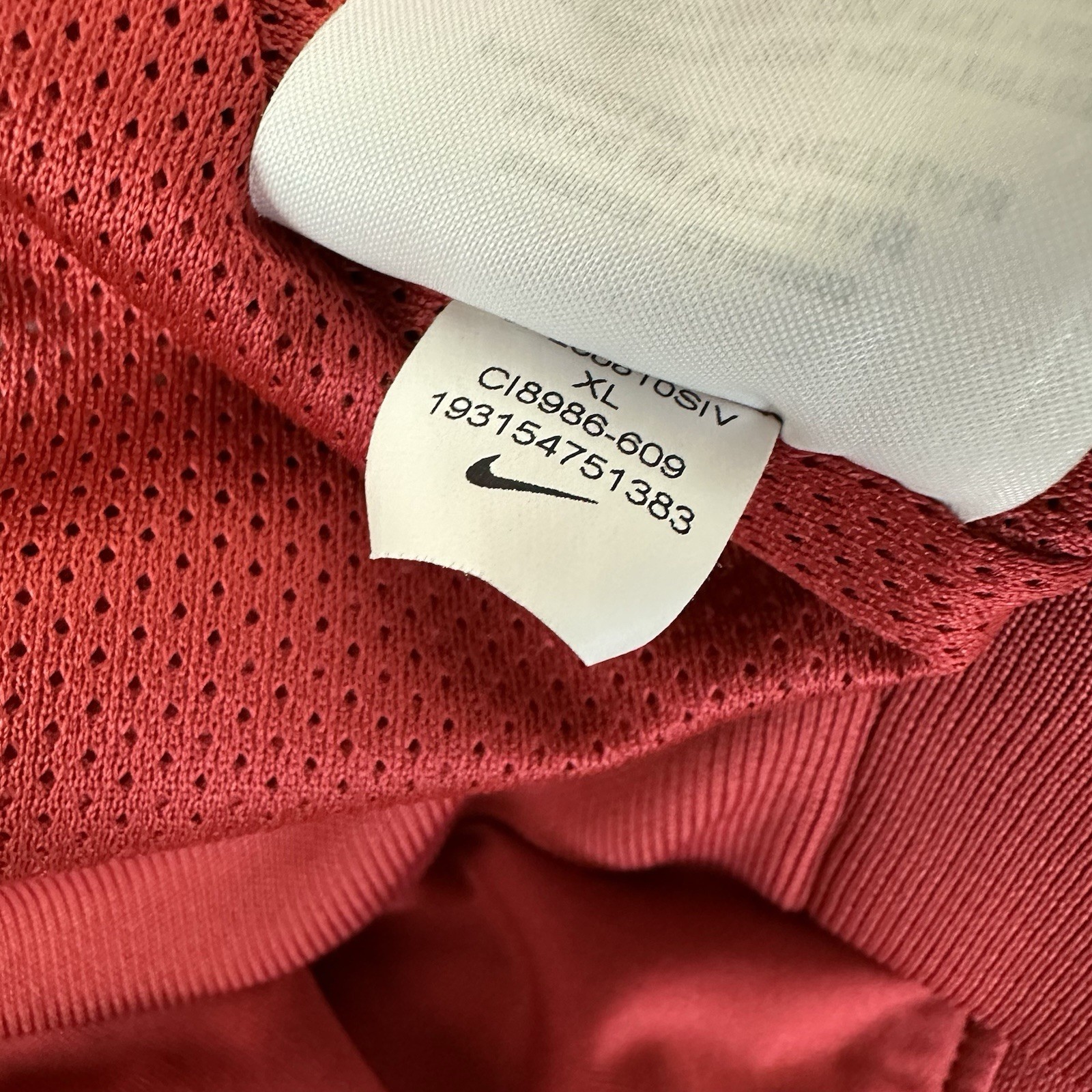 Nike Shield Jacket Men Extra Large Red Pullover W… - image 9