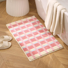GIB Bathroom Rugs Mat 24" X 16", Extra Soft Absorbent Plush Fluffy Bath Rugs, No