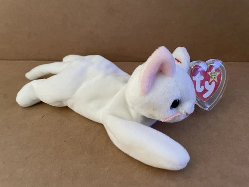 Vintage 1996 BEANIE BABY Bear w/ Tag FLIP Plush Doll Toy cat kitten