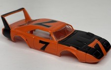 Aurora AFX HO Scale Orange Black Dodge Daytona Charger Slot Car Body Only