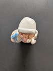 Ceramic Girl Holding Bunny and Basket Figurine Multicolor 6 in — photo 4