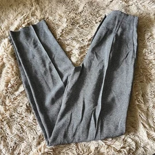 NEW Giorgio Armani Trouser Pants Womens 40 4 Grey High Waist Straight NWT