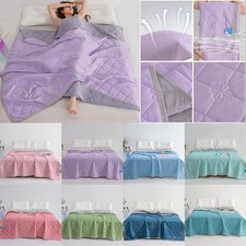 Cooling Blanket For Night Sweats Breathable Air Condition Thin Quilt Double Side
