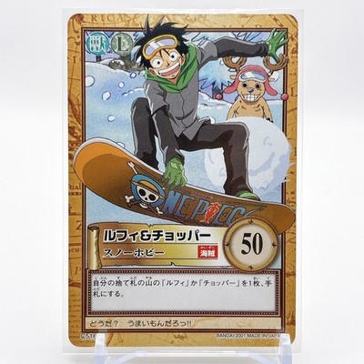 One Piece C516 Luffy & Chopper Hyper Battle Carddass Japan Bandai 2001