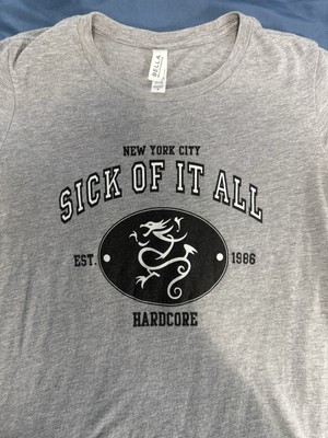 NYHC Sick Of It All Women s T-shirt Medium Hardcore SOIA New York City Queens