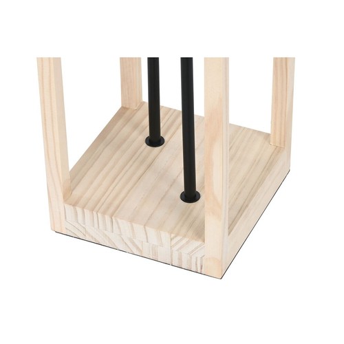 Lámpara de Pie Home ESPRIT Marrón Negro Natural Madera Hierro Pino 220 V 19 x - Imagen 3 de 6