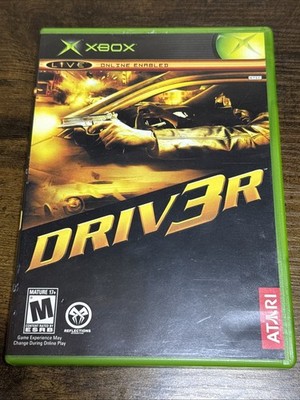 Driv3r Driver 3 (Microsoft Xbox, 2004) Complete CiB! Tested! A2