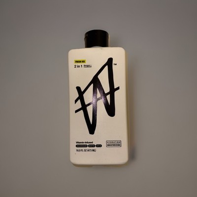 W by Jake Paul Hydrating Mens Fresh Ice 2 In 1 Shampoo and Conditioner 2 Pack
