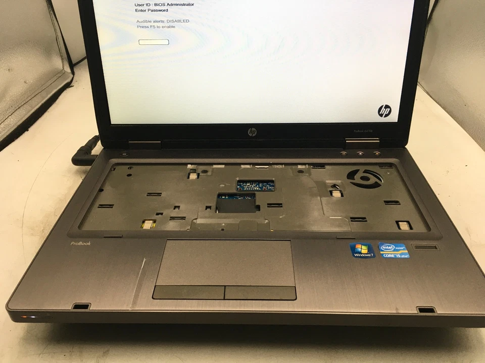 HP PROBOOK 6470B - BOOTS TO BIOS/LOCKED - INTEL I5 3340M - NO RAM - READ DESC-BB - Image 4 of 4