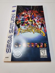 SEGA Fighting Vipers Sega Saturn 1996 w/ Case & Manual NTSC-U/C T-Teen vtg
